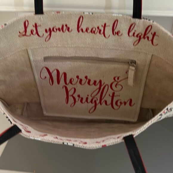BRIGHTON Christmas JOY Tote - Picture 3 of 5
